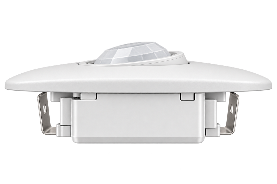 Side view of the Sierra with the lens dome tilted to one side, aimed off-axis
